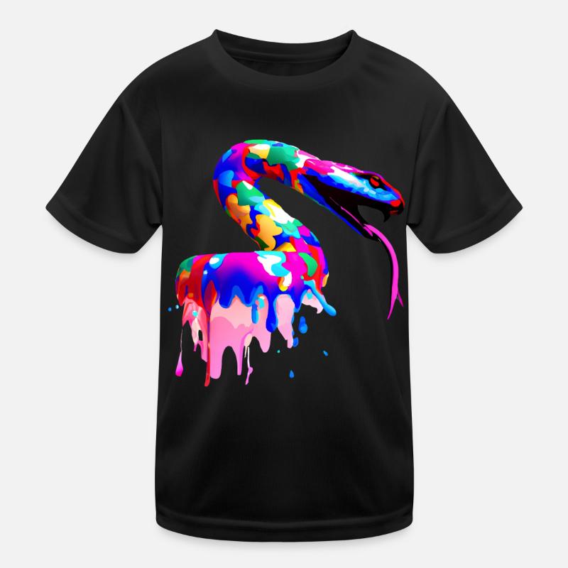 Gradients in the queue Kids Functional T-Shirt