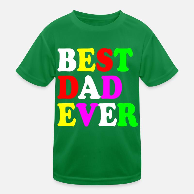 Best dad ever T-shirt sport Enfant