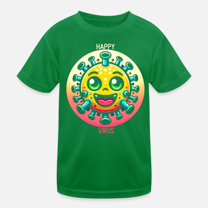 Joyful Virus Delight Kids Functional T-Shirt