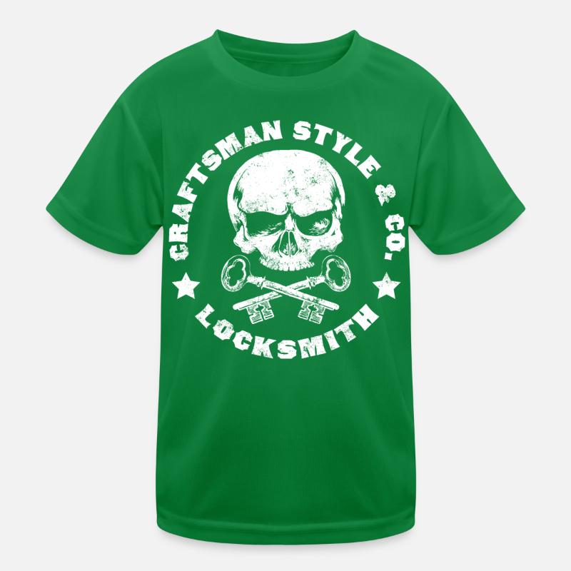 Locksmith Badge Kids Functional T-Shirt