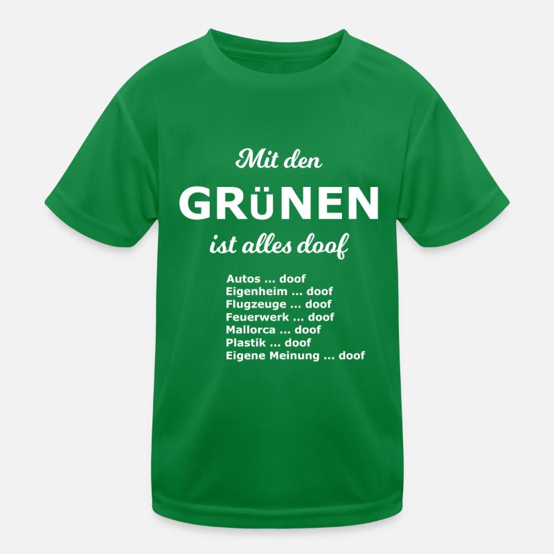 Doofe Partei Kinder Funktions-T-Shirt