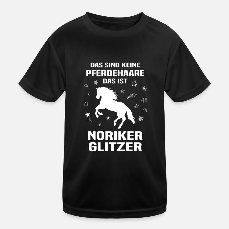 Noriker Glitzer Kinder Funktions-T-Shirt