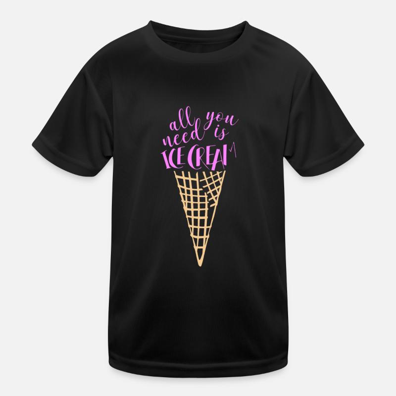 Eis Eiscreme Sommer Geschenkidee Kinder Funktions-T-Shirt