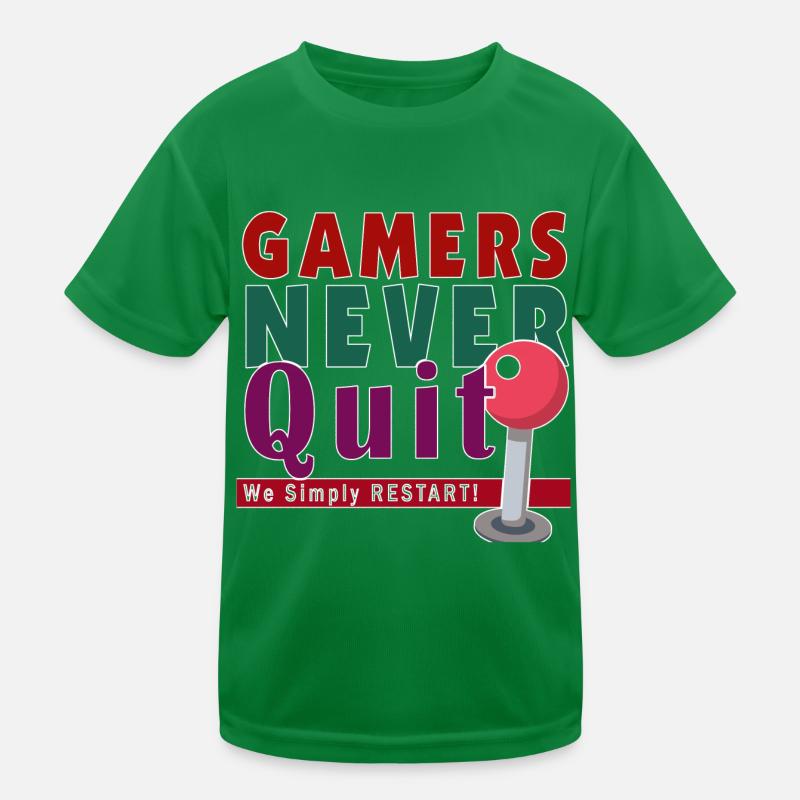 Gambling Gaming Gift Idea Nerd Kids Functional T-Shirt