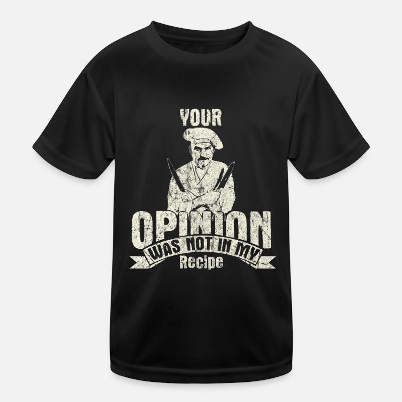 Cuisson cuisson - T-shirt sport Enfant - noir