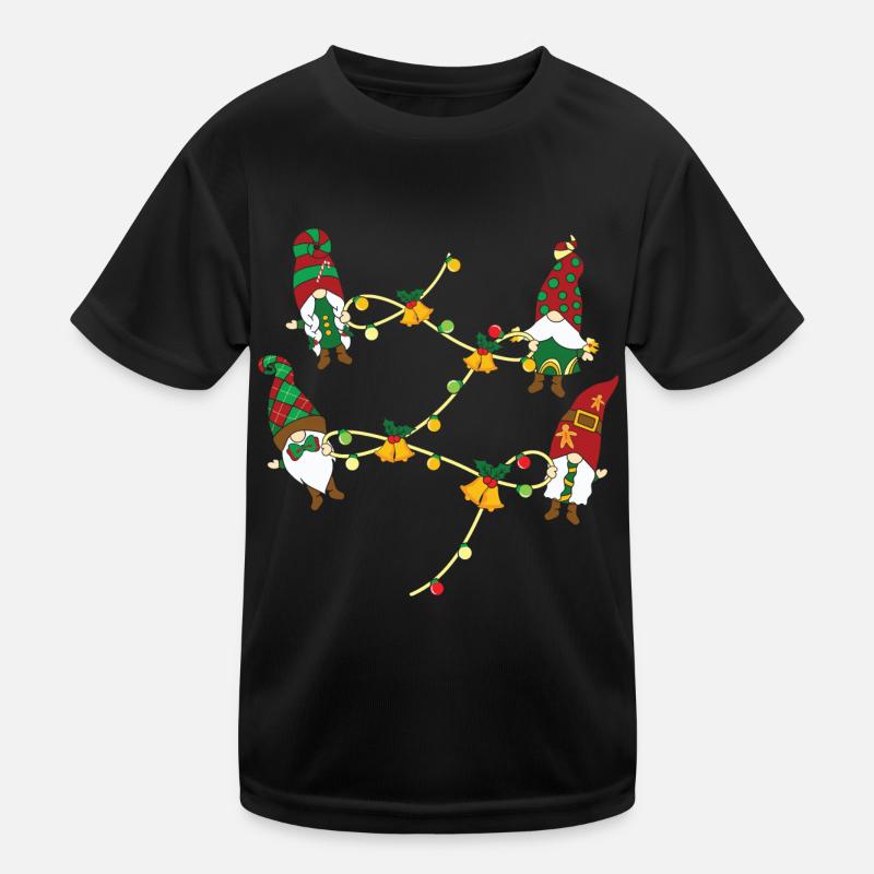 Weihnachten Weihnachtmann Gnomies Kinder Funktions-T-Shirt