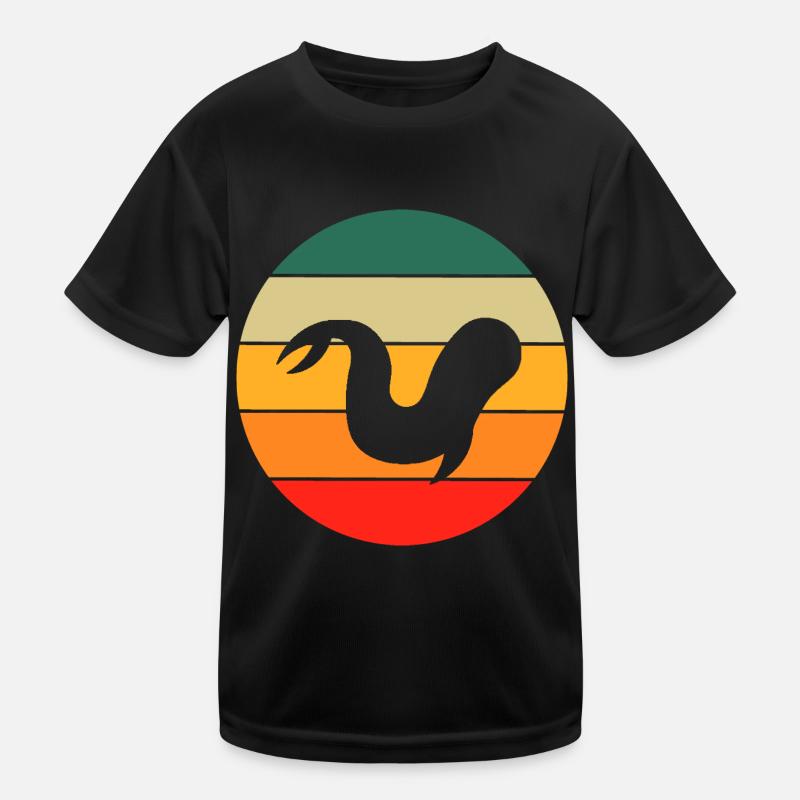 Retro Beluga Wal Kinder Funktions-T-Shirt