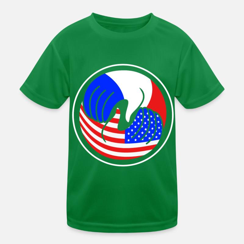 Frankreich Kinder Funktions-T-Shirt