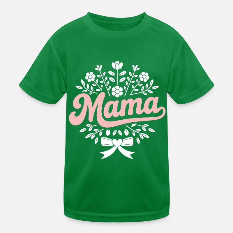 Mama Mutter Muttertaggeschenk Kinder Funktions-T-Shirt