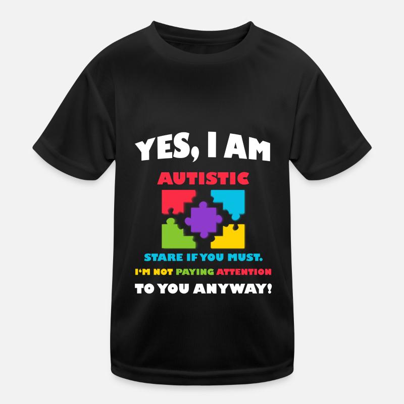 Autistic Autism Awareness Kinder Funktions-T-Shirt