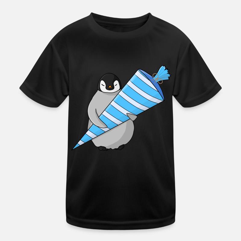 Bébé Pingouin Scolarisation T-shirt sport Enfant