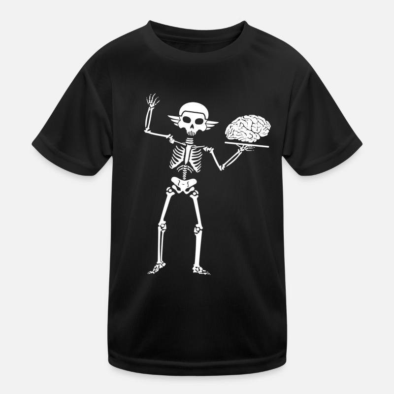 skeleton Kids Functional T-Shirt