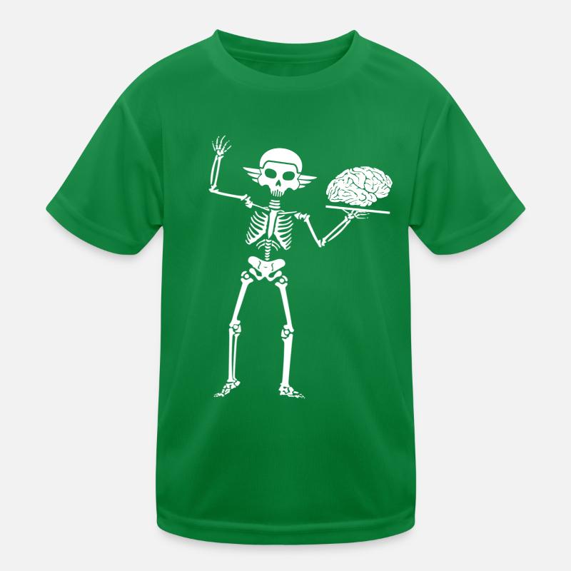 skeleton Kids Functional T-Shirt