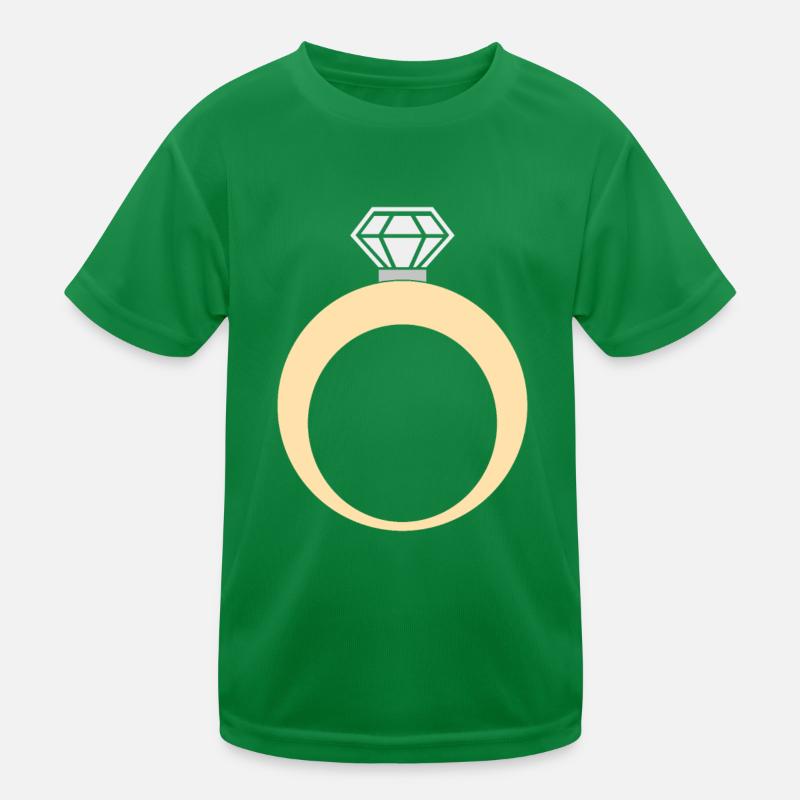 Ring wedding ring engagement ring Kids Functional T-Shirt
