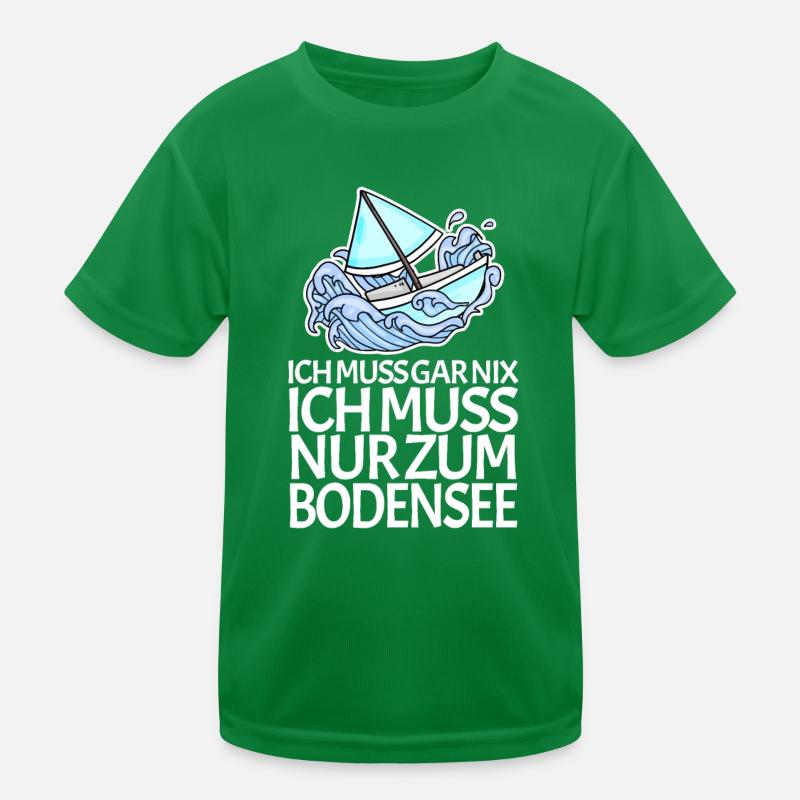 Bodensee See Kinder Funktions-T-Shirt
