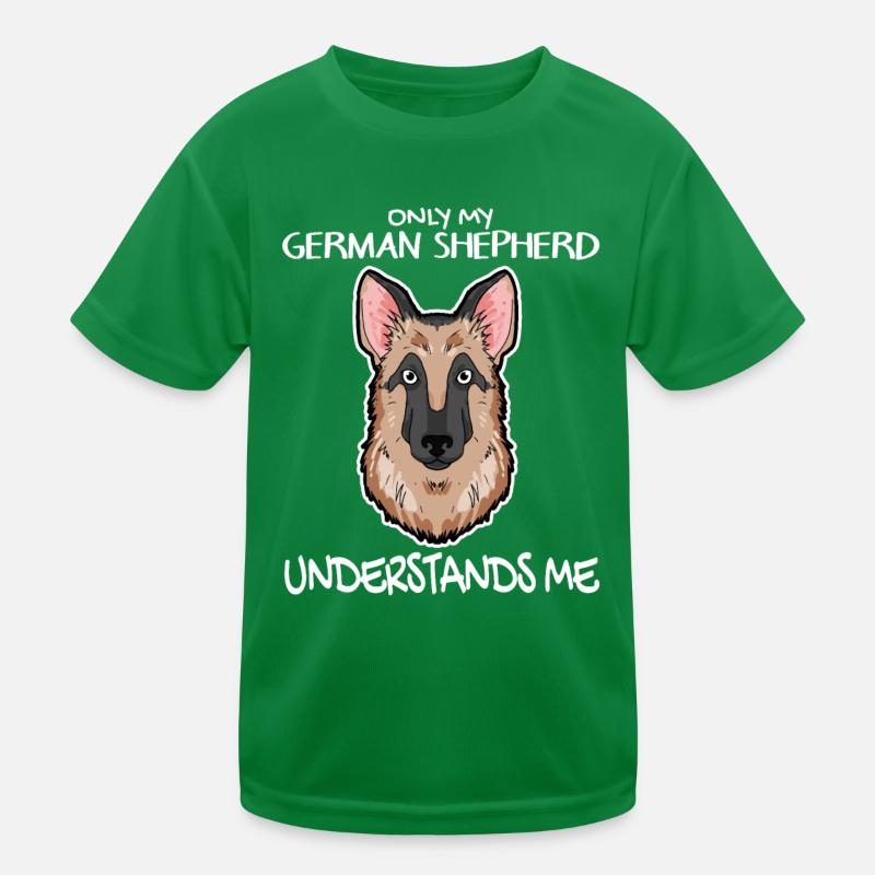 Deutscher Schäferhund Kinder Funktions-T-Shirt