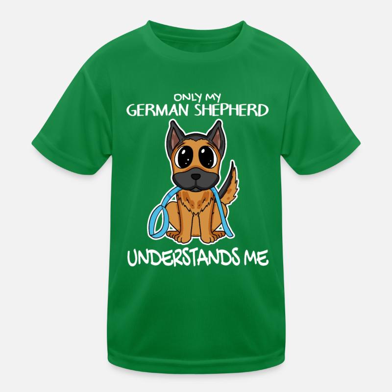 Deutscher Schäferhund Kinder Funktions-T-Shirt
