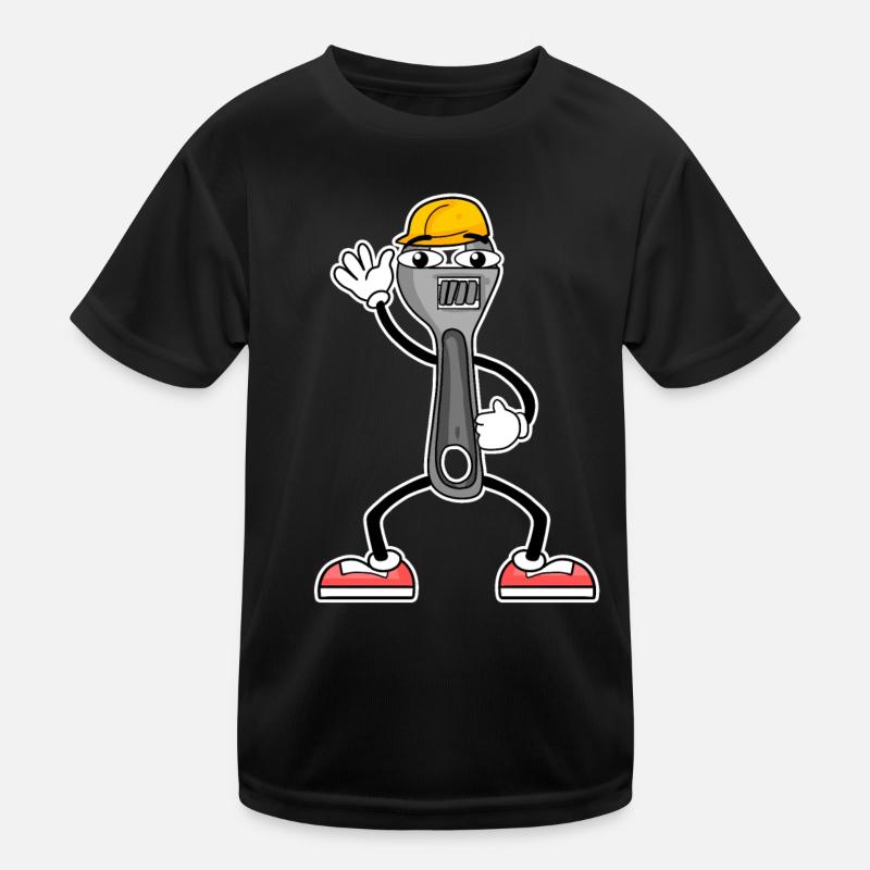 Outil De Cartoon Clé à molette T-shirt sport Enfant