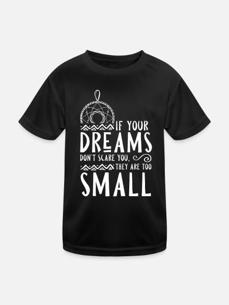 Yoga Esoterik Traumfänger - Kinder Funktions-T-Shirt - Schwarz - Vorne