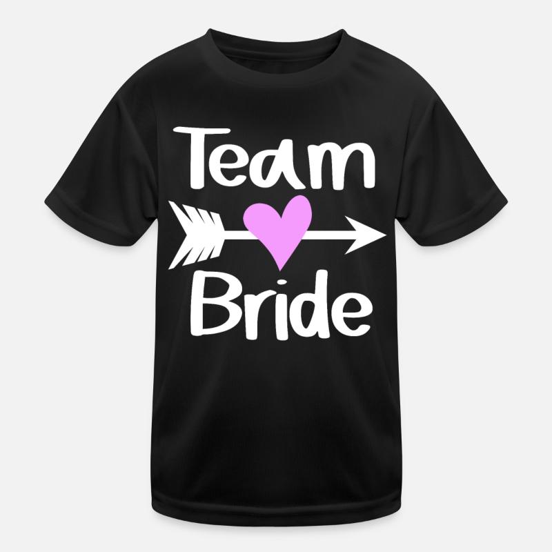 Team Bride Kids Functional T-Shirt