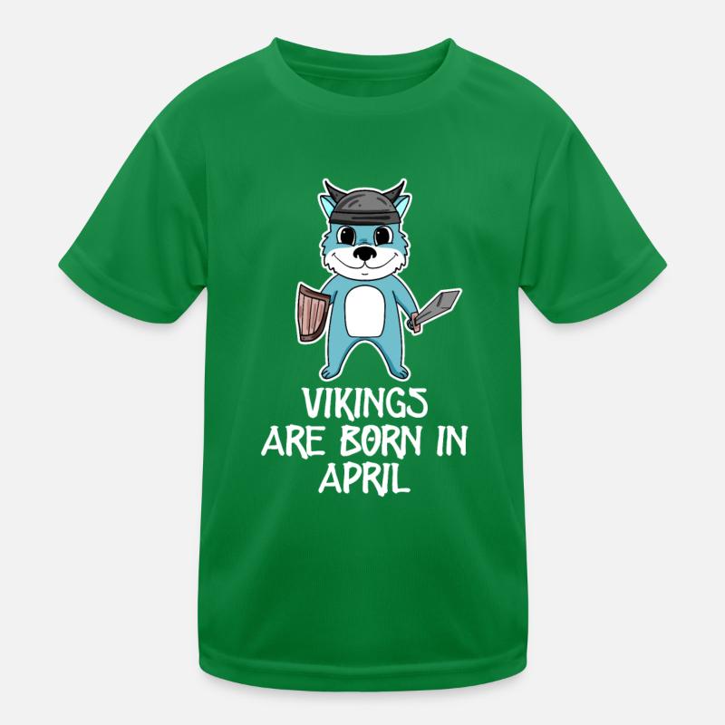 Geburtsmonat Monat April Geschenk Kinder Funktions-T-Shirt