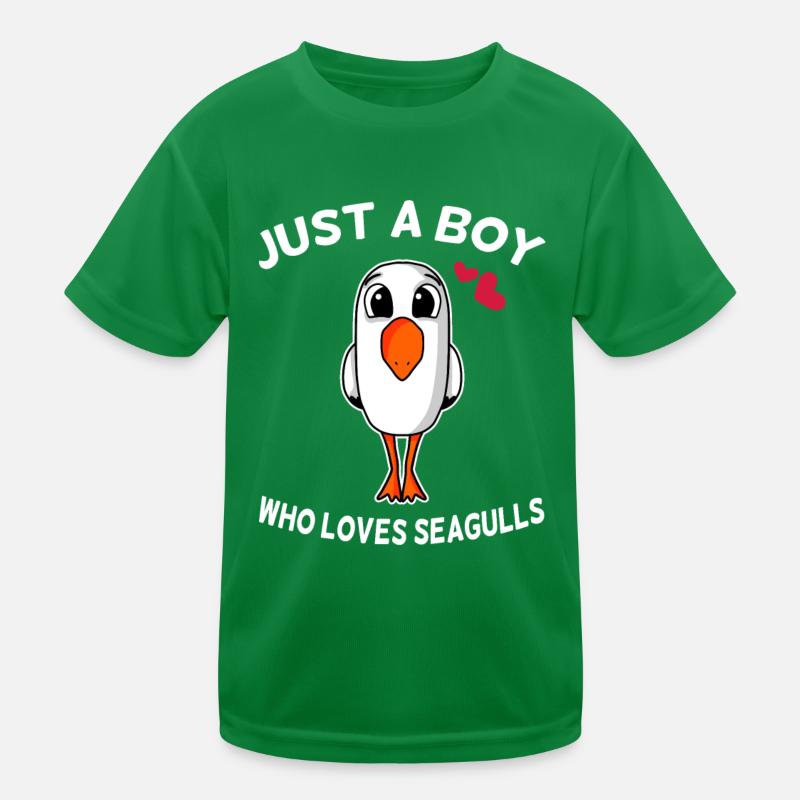 Möwe Kinder Funktions-T-Shirt