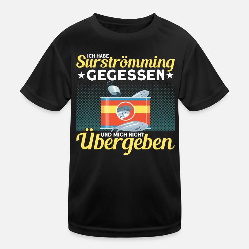 Schweden Surströmming Surströmming Challenge Kinder Funktions-T-Shirt
