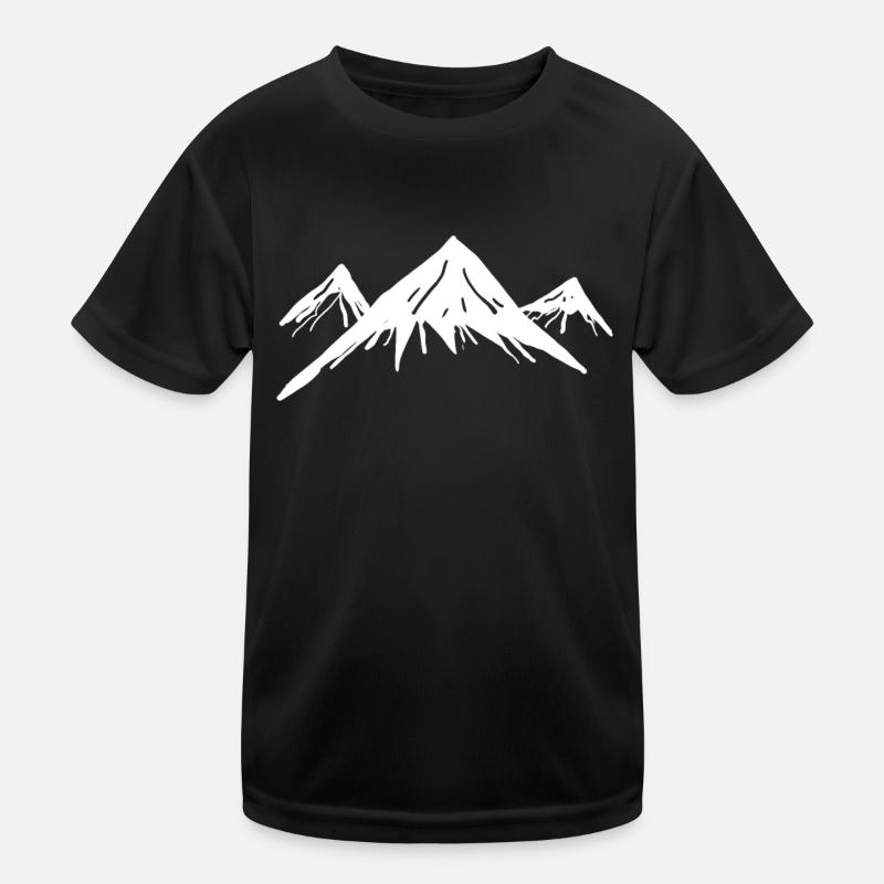 Berg Berge Kinder Funktions-T-Shirt