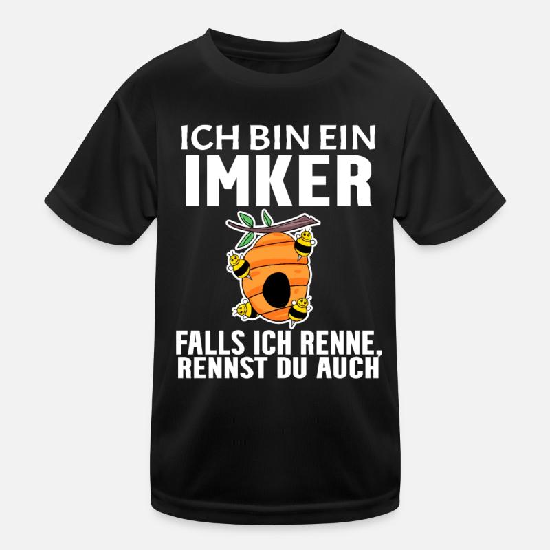 Bienen Imker Biene Kinder Funktions-T-Shirt