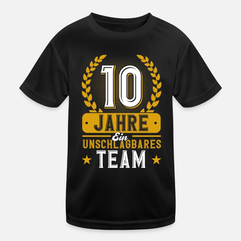 10. Hochzeitstag Ehepaar Rosenhochzeit Geschenk Kinder Funktions-T-Shirt