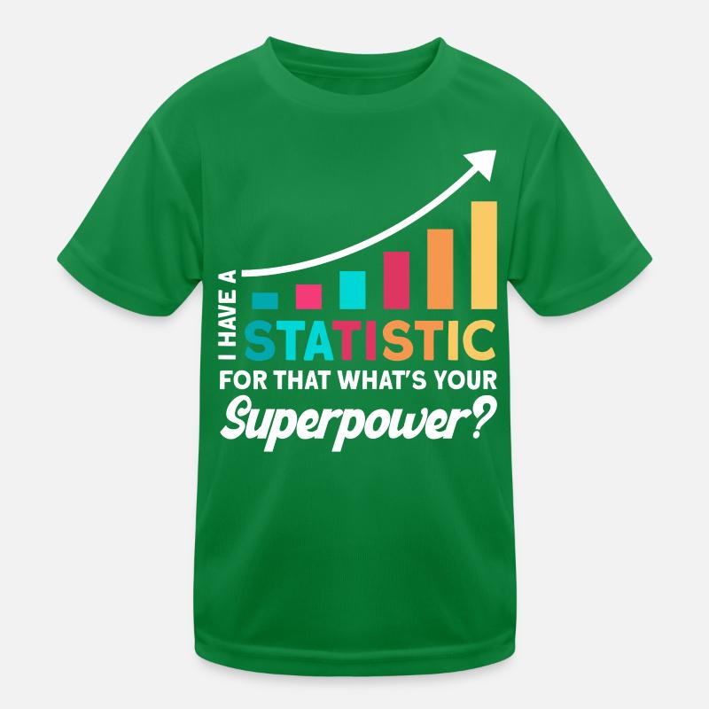 Statistik Analyst Statistiker Geschenk Kinder Funktions-T-Shirt