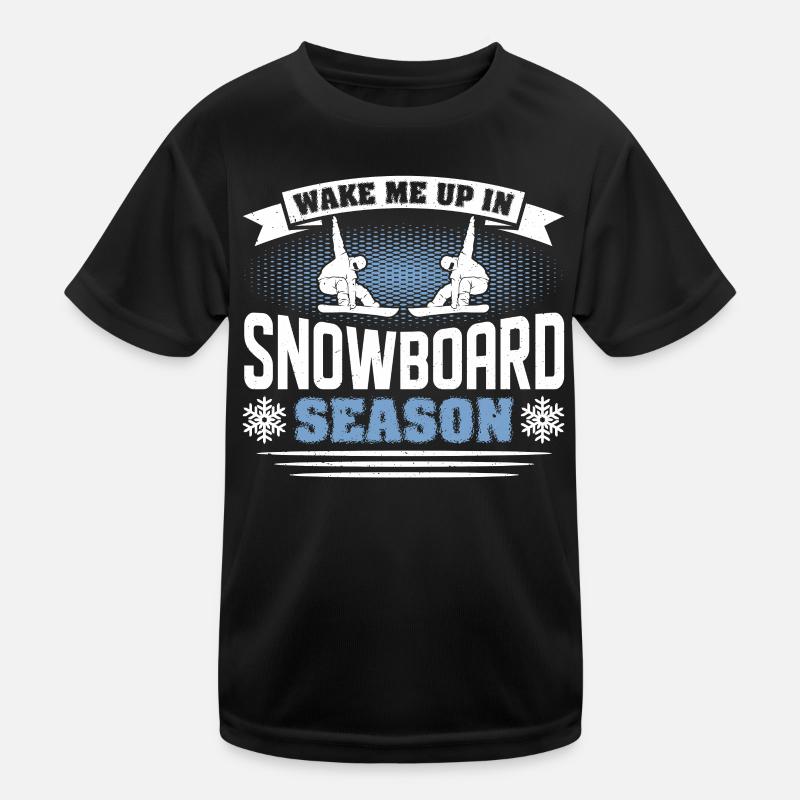 Snowboarder Snowboarden Snowboard Kinder Funktions-T-Shirt