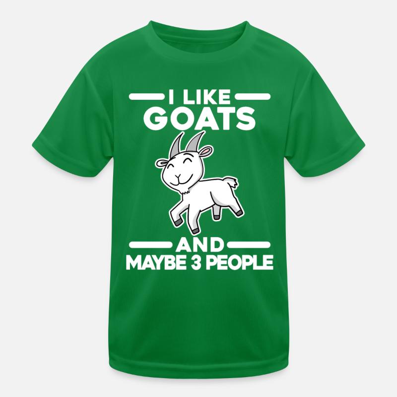Goat Goat Buck Kids Functional T-Shirt