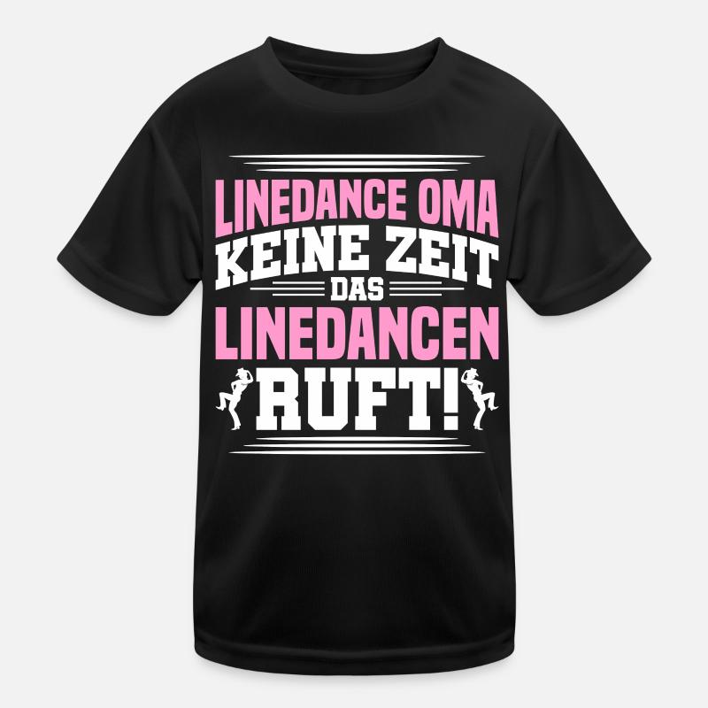 Das Linedance Ruft Kinder Funktions-T-Shirt