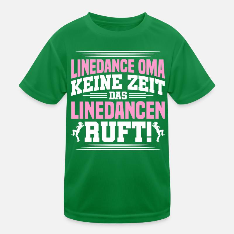 Das Linedance Ruft Kinder Funktions-T-Shirt