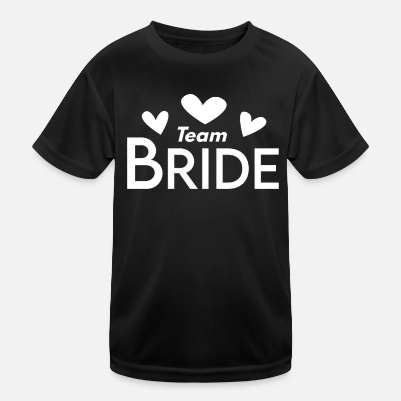 Team Bride Kinder Funktions-T-Shirt