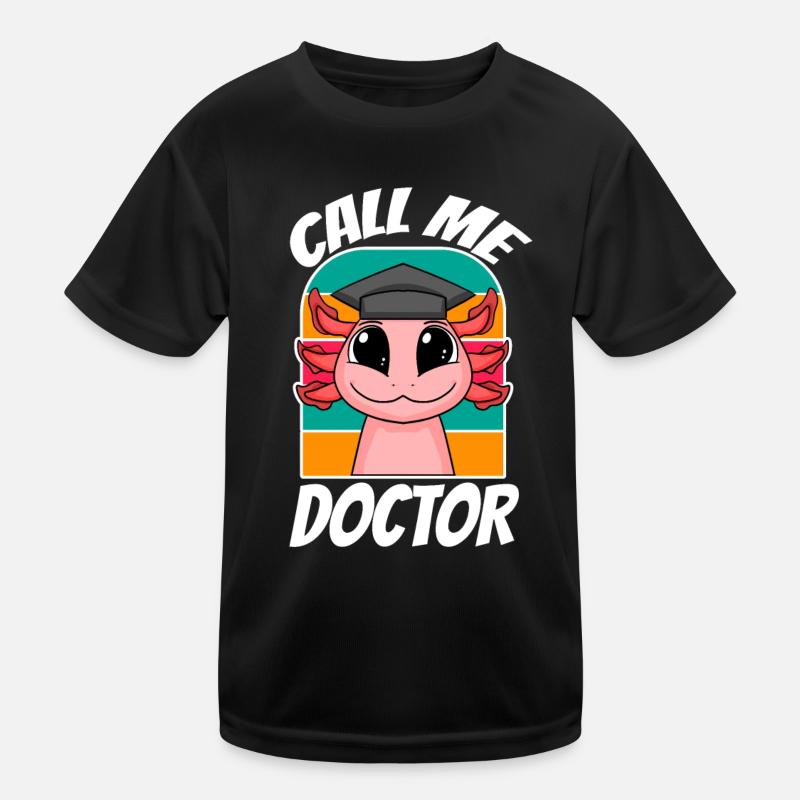 Doctorate Doctoral Thesis Doctoral Degree Kids Functional T-Shirt