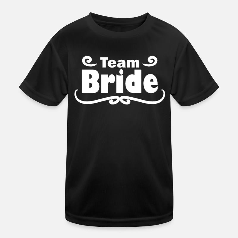 Team Bride Kinder Funktions-T-Shirt