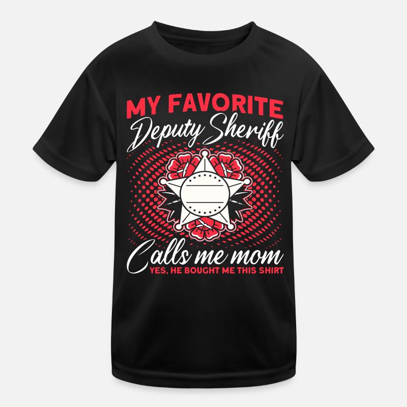 Mama Hilfssheriff Mama Mutter Kinder Funktions-T-Shirt
