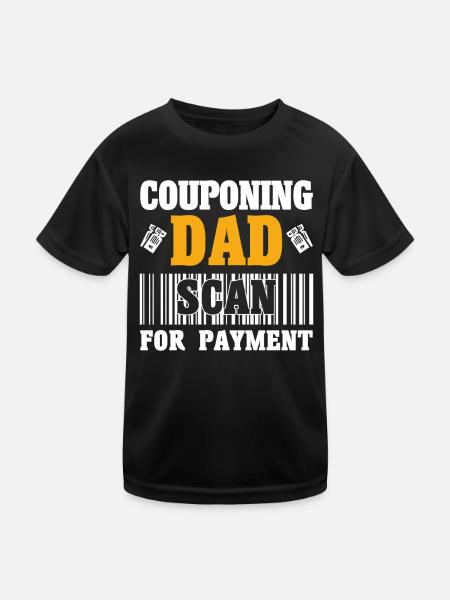 Gutschein Shopper Rabatt Couponer Rabattverkauf - Kinder Funktions-T-Shirt - Schwarz