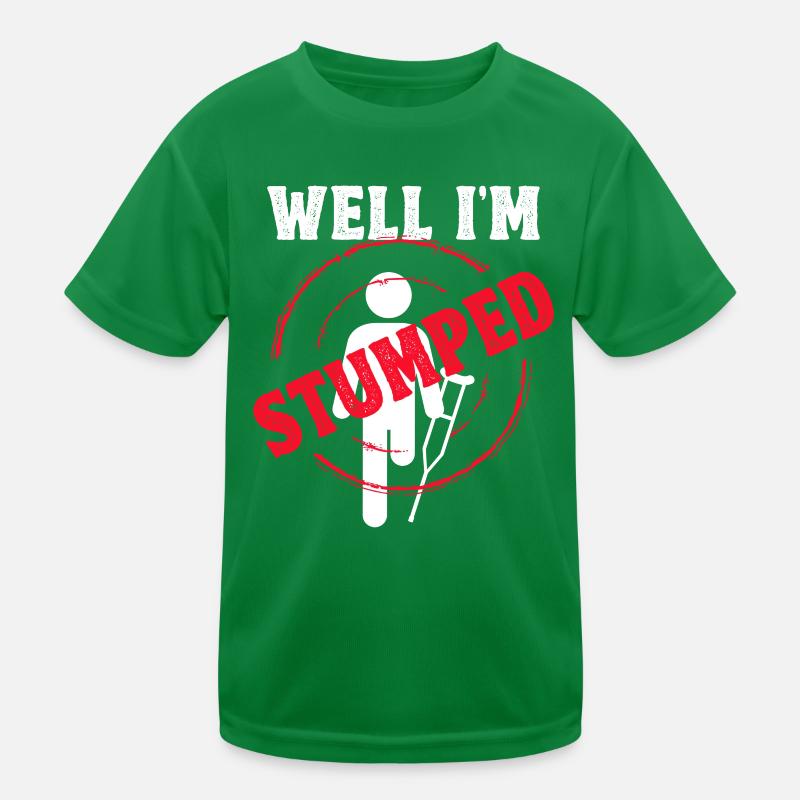 Handicap Amputierter Amputation Beinprothese Kinder Funktions-T-Shirt