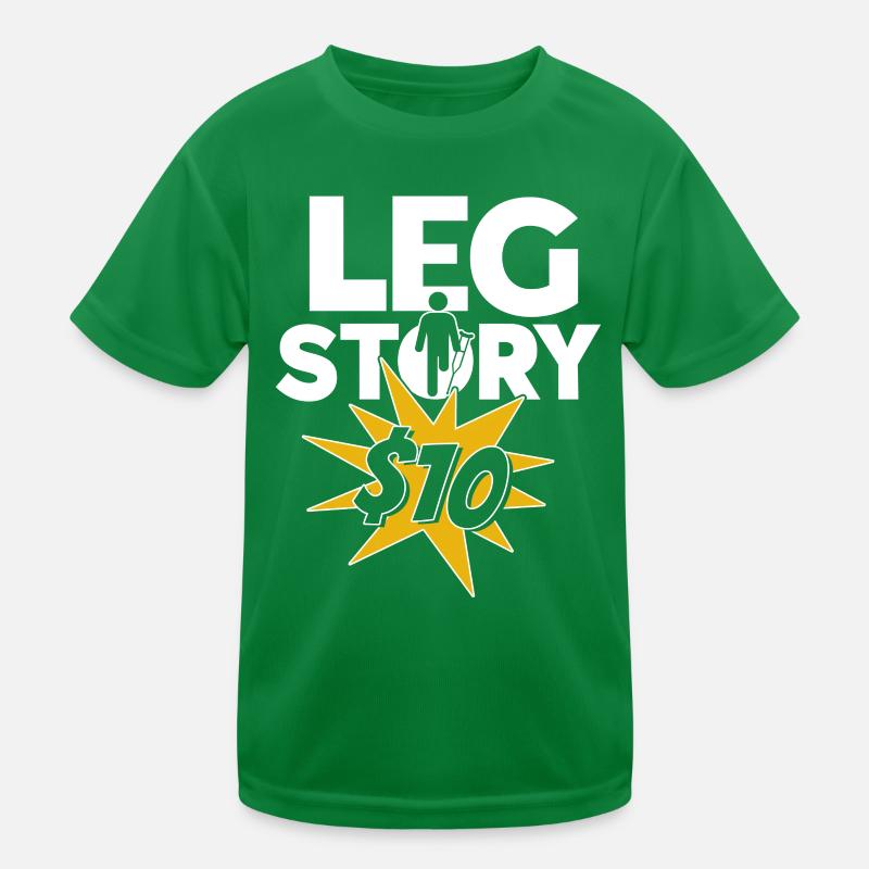 Handicap Amputierter Amputation Beinprothese Kinder Funktions-T-Shirt