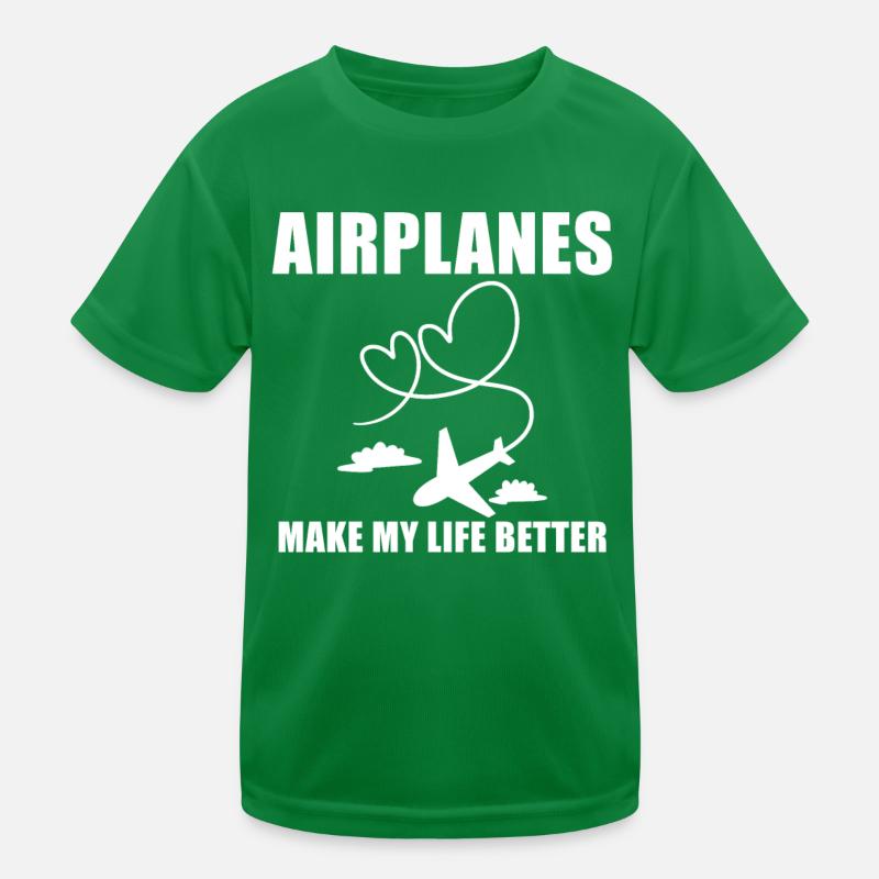Pilote d’avion disant cadeau T-shirt sport Enfant