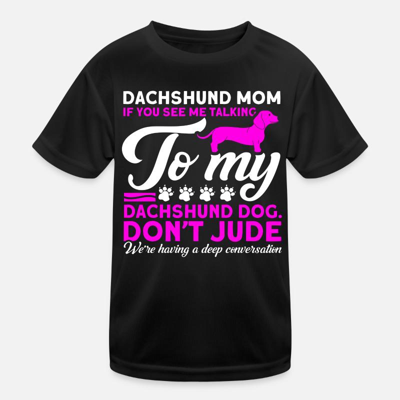 Dackel Dackel Dackel Mama Dackel Haustier Kinder Funktions-T-Shirt