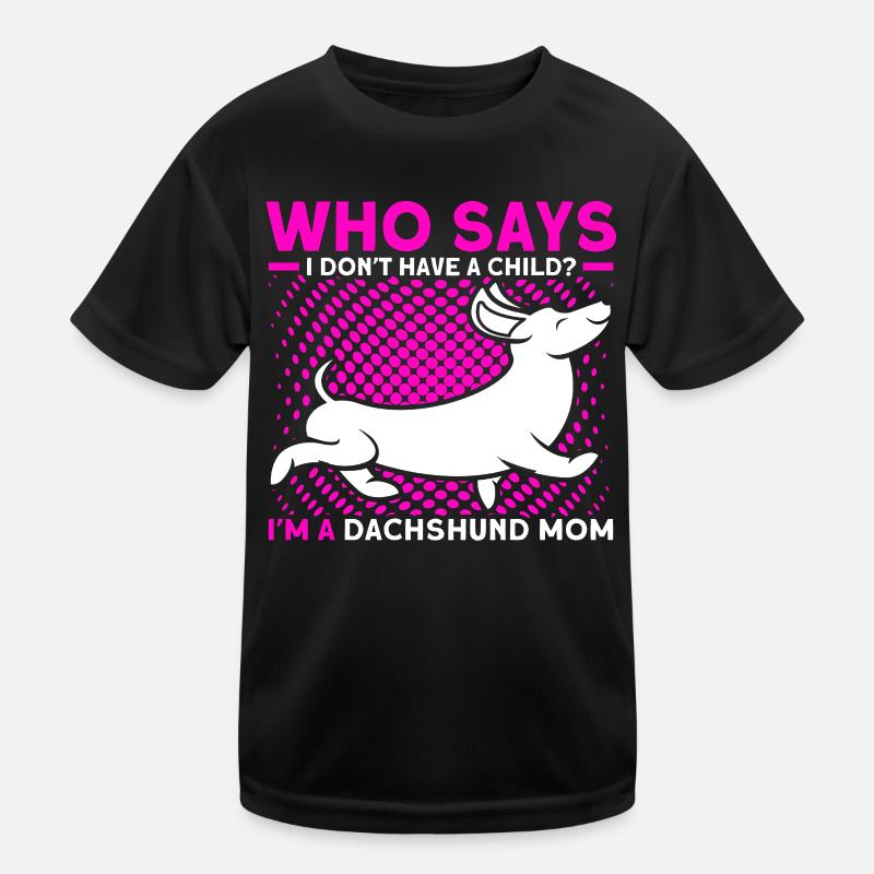 Dackel Dackel Dackel Mama Dackel Haustier Kinder Funktions-T-Shirt