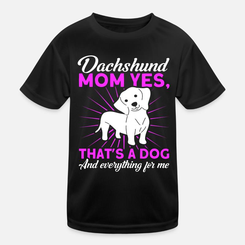 Dackel Dackel Dackel Mama Dackel Haustier Kinder Funktions-T-Shirt