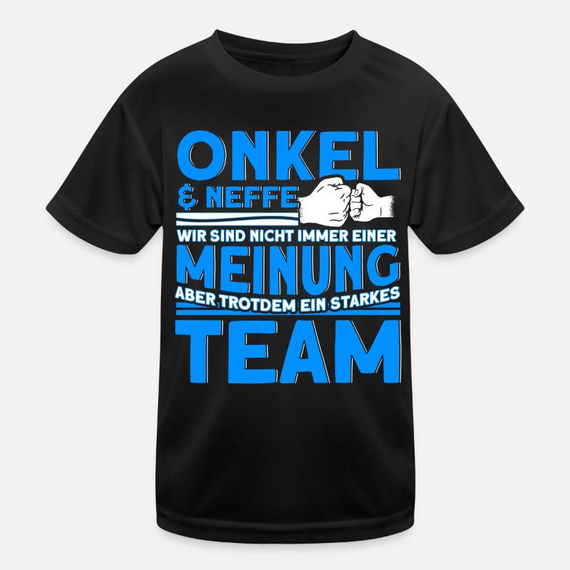 Onkel & Neffe Ein Starkes Team Onkel Kinder Funktions-T-Shirt