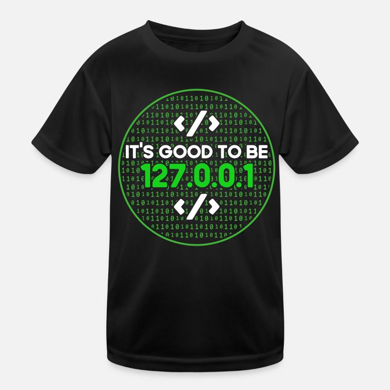 It's Good To Be Home Software Developer Kids Functional T-Shirt