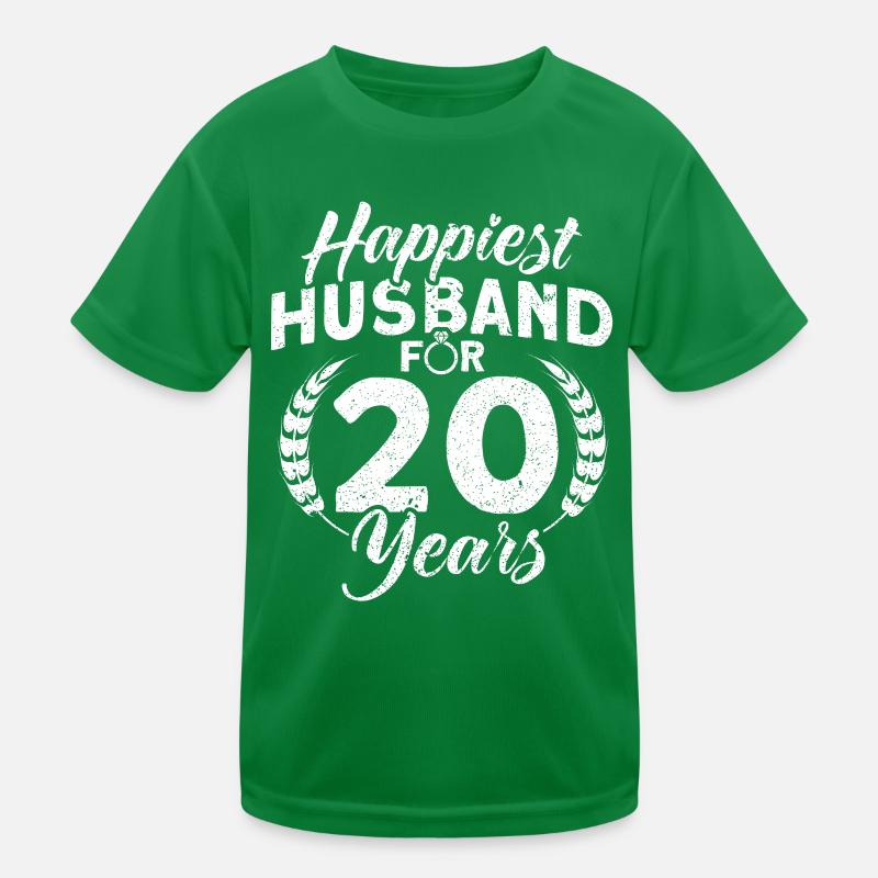 20e anniversaire de mariage Couple Design 20 ans de mariage T-shirt sport Enfant