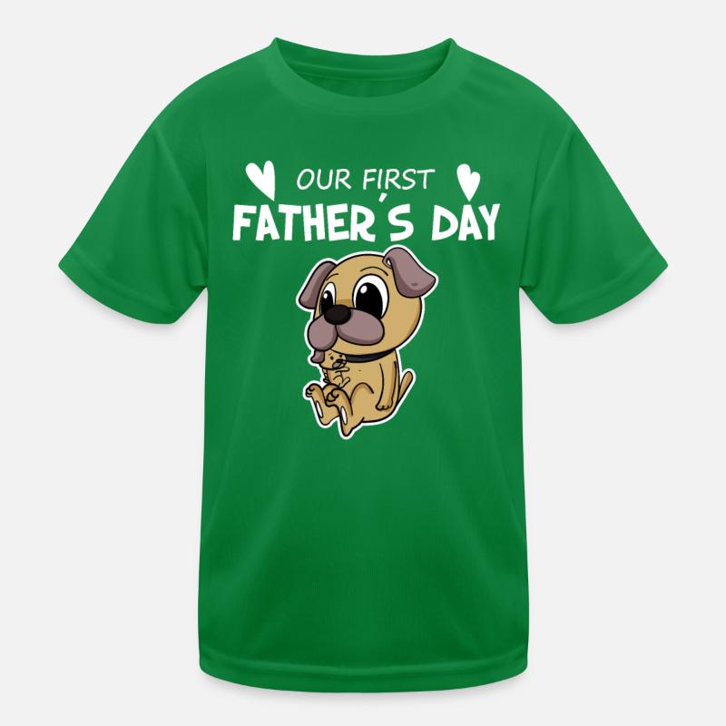 Father's Day Gift - Our First Father's Day Kids Functional T-Shirt